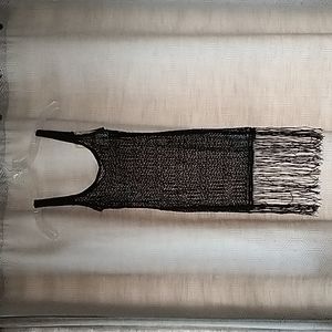 Black Beach Coverup Size Small